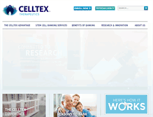 Tablet Screenshot of celltexcorp.com